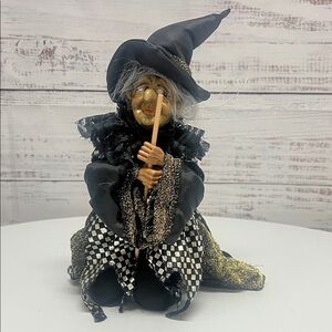 GANZ Riding Witch Figurine